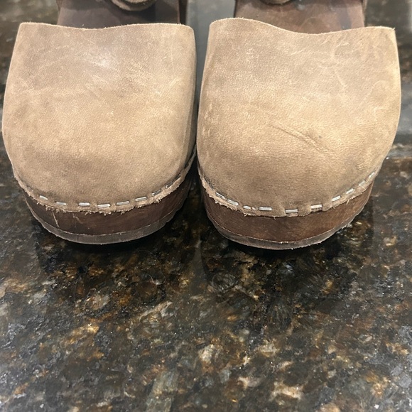 Lotta from Stockholm Swedish Tan Leather Clogs SIZE 37 - Picture 2 of 5